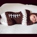 Baby NFL Football Cocoon Hat Set