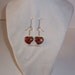 Glass Heart Container Earrings with 14K Gold Hooks Legend of Zelda Twilight Princess Custom OOAK One of a Kind by TorresDesigns