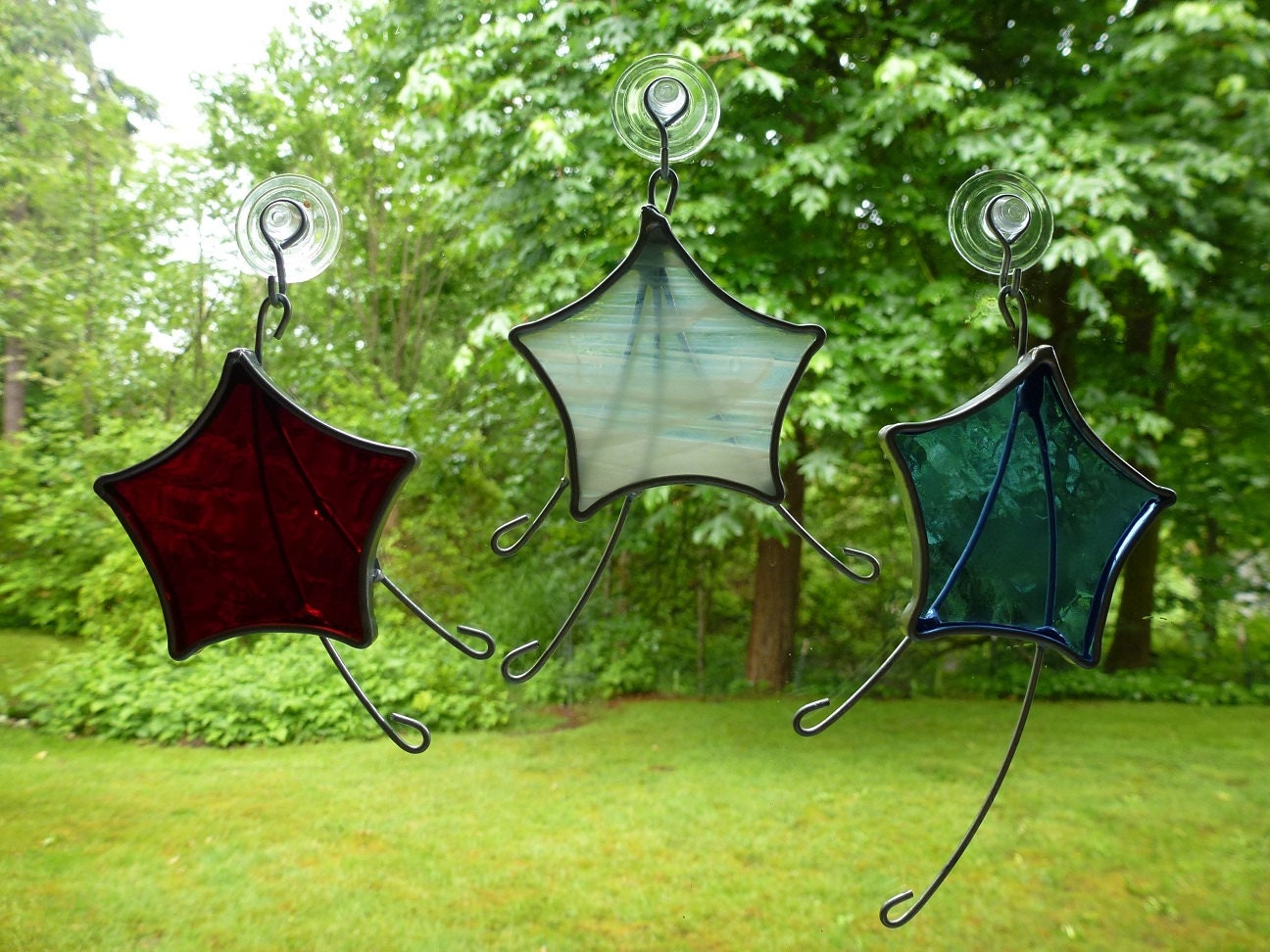 Stained Glass Star Suncatcher