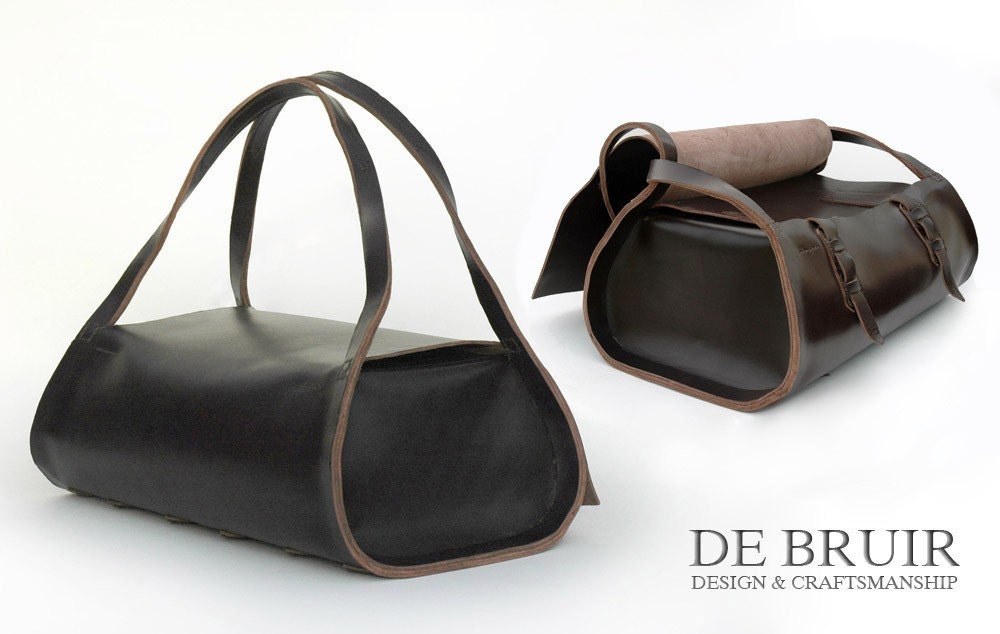AVIATOR BAG, Weekend Bag, Gym Bag in Leather