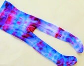 Tie-Dyed Cotton Blend Infant/Toddler Tights - You pick the colors - One of a Kind