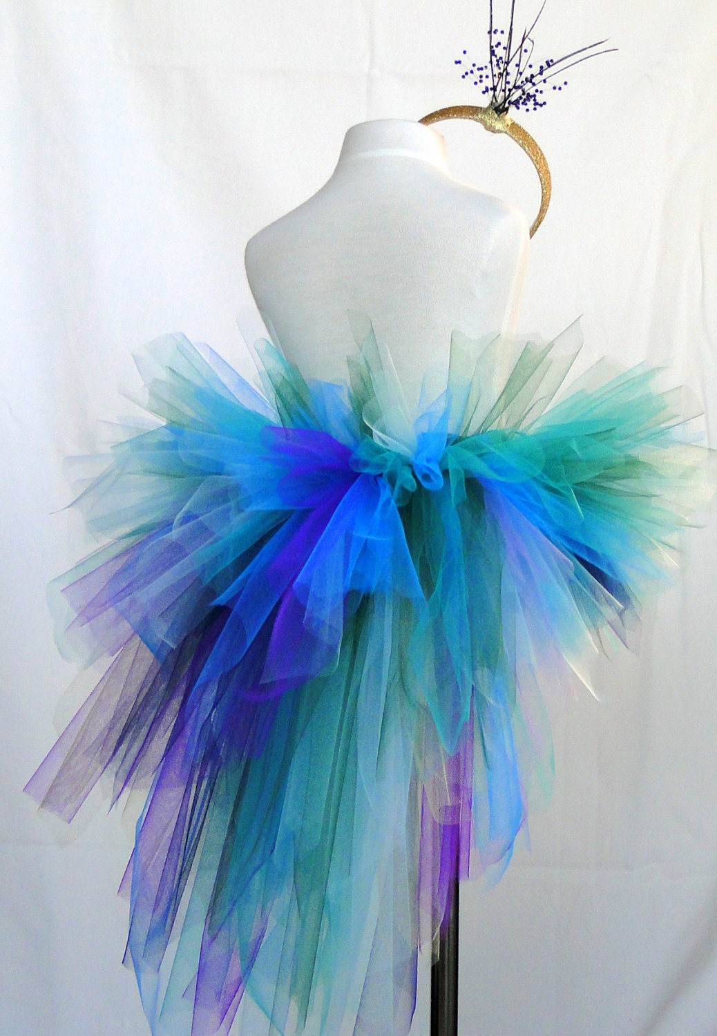 Pretty Peacock Tail  Bustle Tutu Costume - Limited Edition
