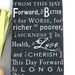 CUSTOM WEDDING VOWS - Typography Word Art Sign