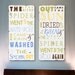 The Itsy Bitsy Spider-Typography Word Art- Beautiful Nursery or Playroom Distressed Sign