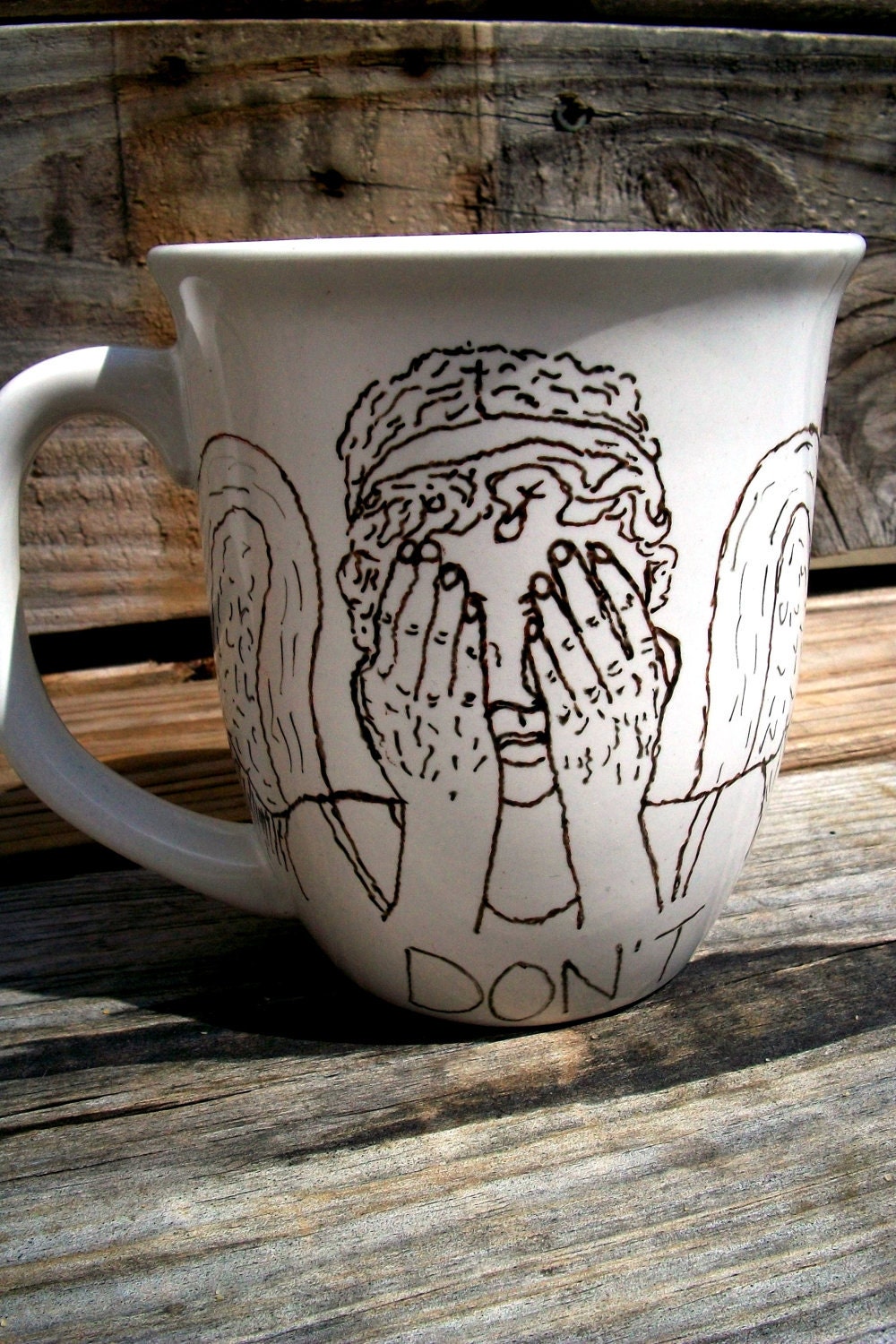 Doctor Who Don't Blink The Angels Have The Tardis Coffee Mug Tea Cup MMMug Dr. Who