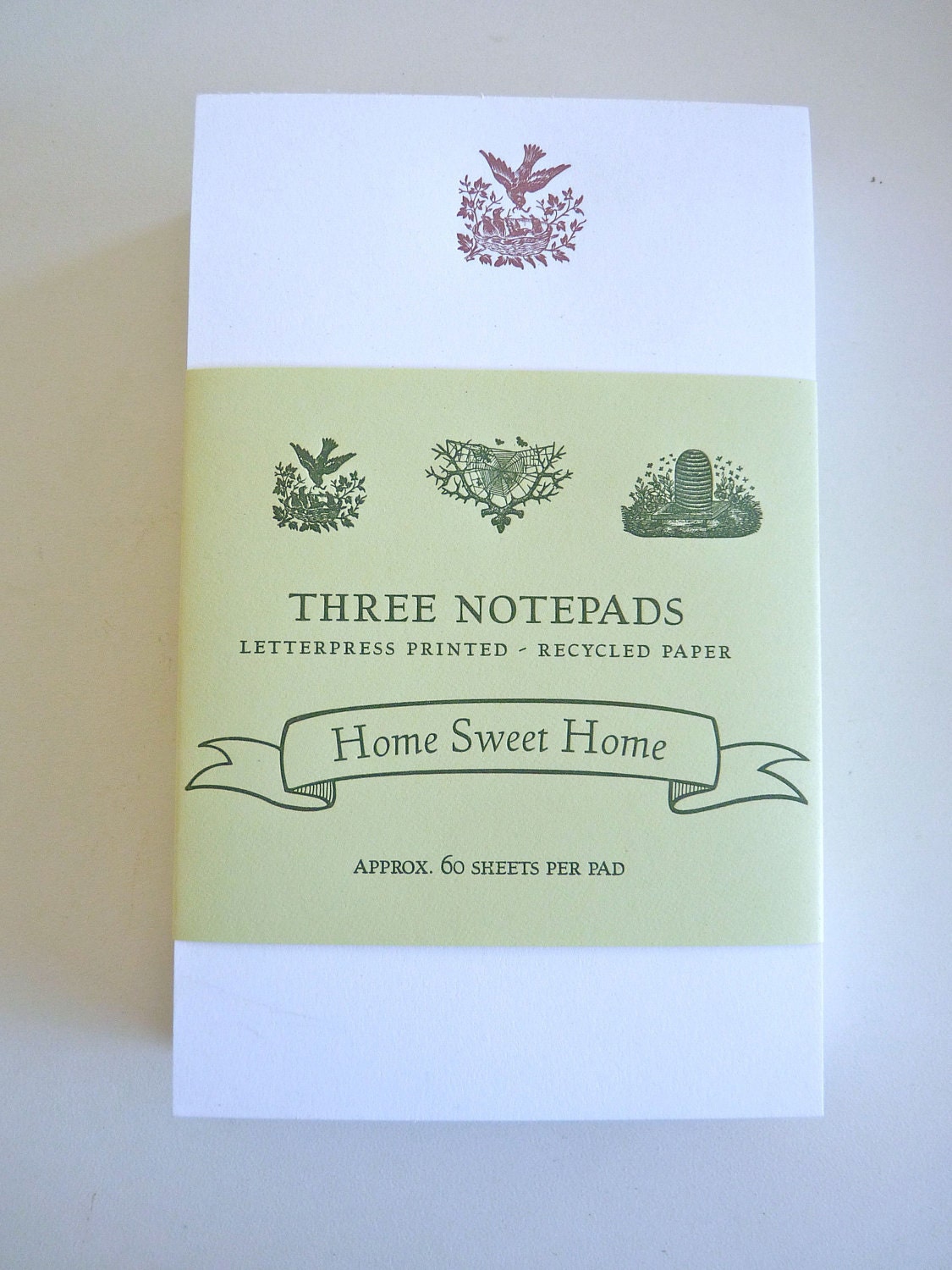 Home Sweet Home Notepad set