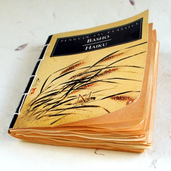 Haiku poetry journal vintage recycled