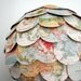 The Geographer's Choice hanging pendant  paper lampshade