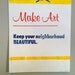 Make Art Letterpress Poster with Vintage Woodtype and Linocut