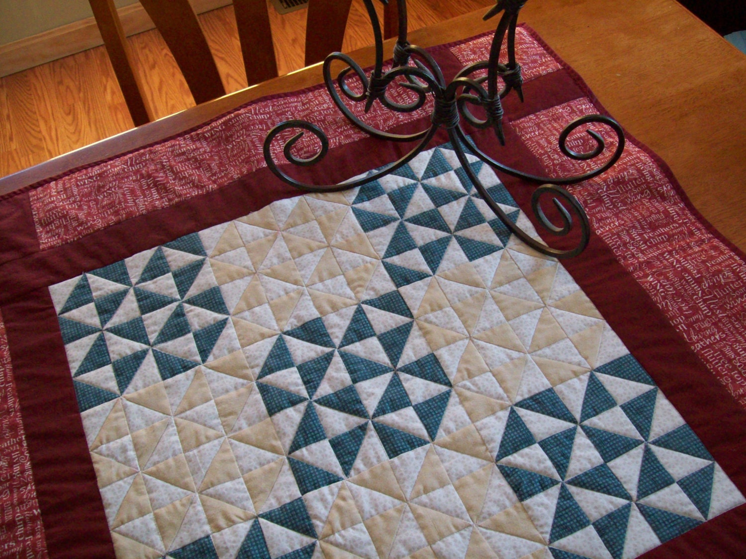 Mini Broken Dishes Pattern Quilt