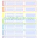 EDITABLE Pastel Rainbow Schedule for the Week