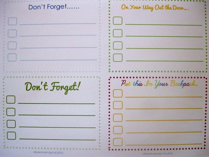 School Days Kit -10 documents