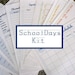 School Days Kit -10 documents