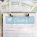 The Cleaning Kit   - Aqua and Lime - 6 documents - INSTANT DOWNLOAD