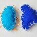 Amoeba and Paramecium Microbe Magnet Pair - Science Microbiology Biology Graduation - Funny Geeky Wool Felt Magnets