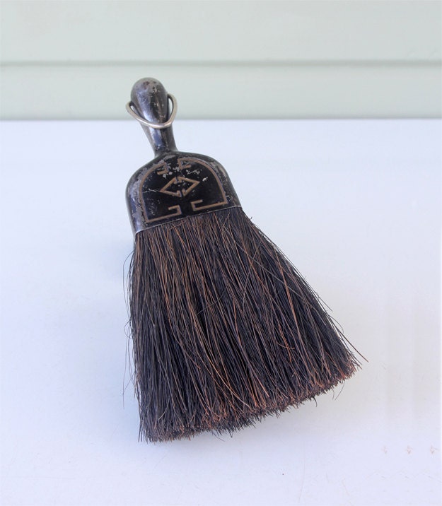 Vintage Valet Whisk Broom with horse hair by AtHomeInNapa on Etsy