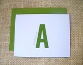 Initial Personalized Custom Stationery Stationary Gift