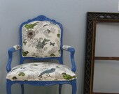 Royal Blue Bird Throne Thomas Paul Chair