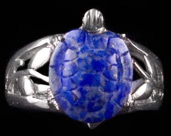 Blue Tortoise Ring