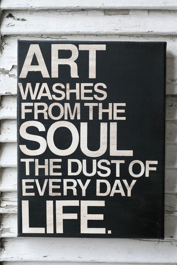 Canvas Quotes Picasso