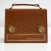 Vintage Heathkit 6 Transistor Radio, 1960's, Cool Styling, Leather case, Selling as a Prop