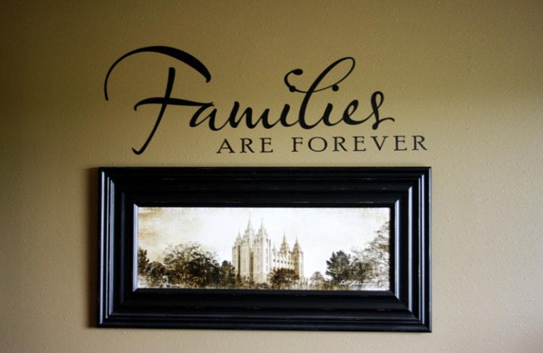 Families are Forever Vinyl Lettering 22" inches