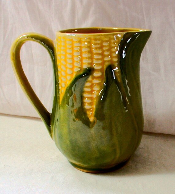 Shawnee Corn King Creamer VINTAGE by thetinyteapot on Etsy