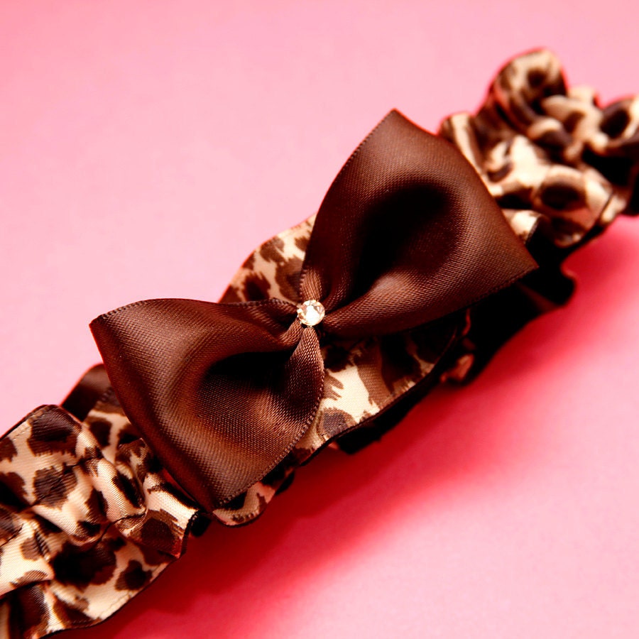Animal Print Leopard Garter SINGLE - SM/MED