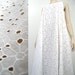 White Cotton Cutout Floral Maxi Dress - Size S/M - free domestic shipping