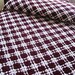 RESERVED for SP -- Vintage Plaid Chenille Bedspread -- Purple and White