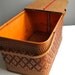 Vintage Woven Picnic Basket for Summer Lunches in Brown