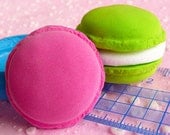 Macaron Mold 31mm Flexible Silicone Mold Kawaii Cell Phone Deco Sweets Mold Resin Wax Fimo Polymer Clay Jewelry Charms DIY Cabochon Mold