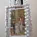 First Holy Communion Gift  Stained Glass Prayer Card Devotional  Keepsake  with Rosary Made to Order   Personalized Girl