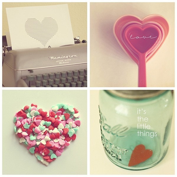LOVE photo postcard set, hearts, love, save the date, i love you, rsvp, wedding
