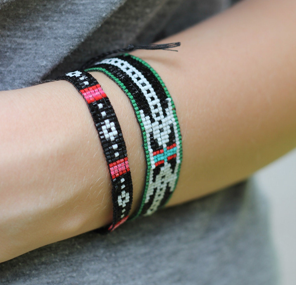 Luxe Hex Beaded Bracelet Set Made to Order