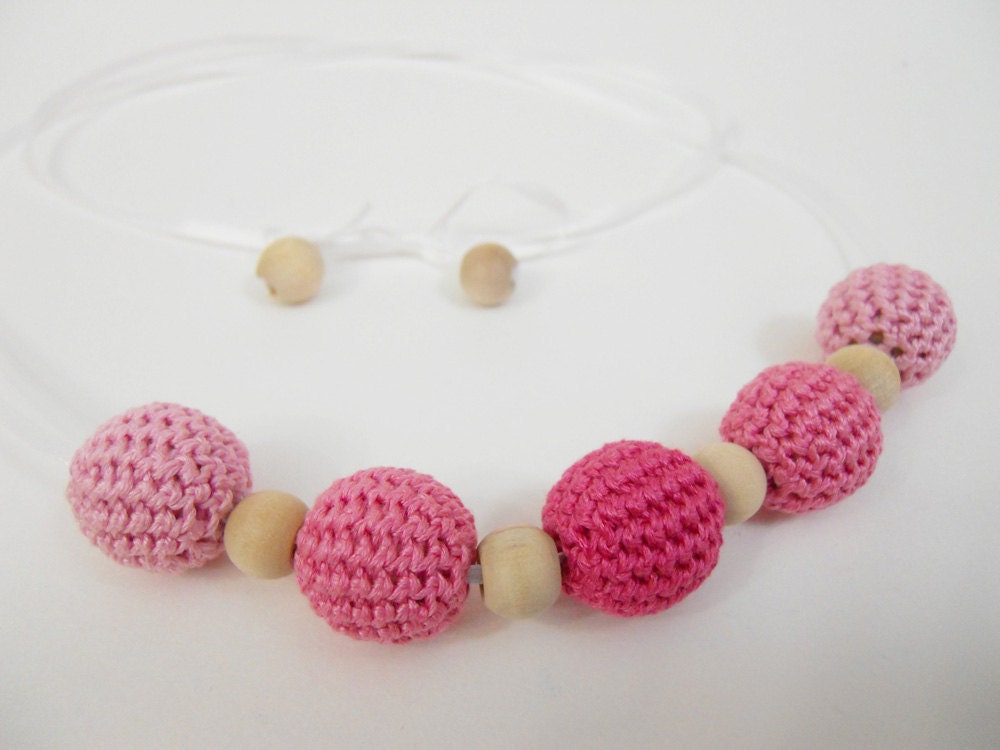 Nursing Necklace - Pink Hues
