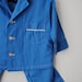 vintage boys blue pajamas