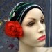 Funky Flower Womens neckwarmer Vintage style Headband chemo 1920s hat adult