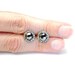 Black Diamond Earrings, Rose Rose Cut Black Diamond Earrings, Diamond Studs, Black Diamond Studs, Pave, Antique Finish Earrings, Nixin