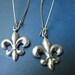 fleur de lis earrings