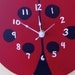 Ladybug Clock - Hand Painted Wood, Scroll Saw, Customize to make it your own