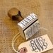 Custom vine monogram wooden hand stamp - 10 to 14 day turnaround timeframe