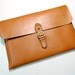 Leathinity - Hand Stitched Brown Leather Case Fits for 13'' MacBookPro / MacBook Air