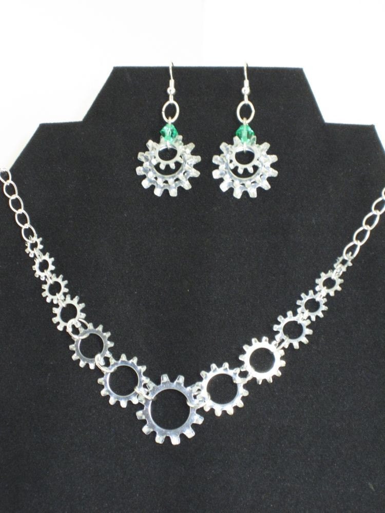 Lock Washer Set One - Steampunk Hardware Earrings - You choose the color Handmade By HardwareHoney Jewelry
