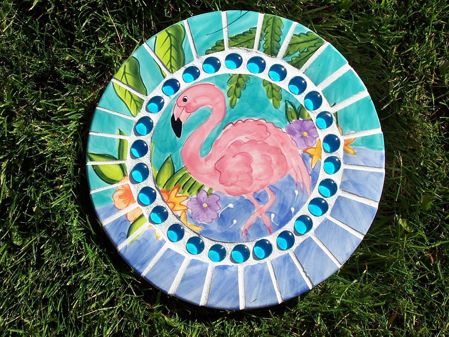 flamingo mosaic
