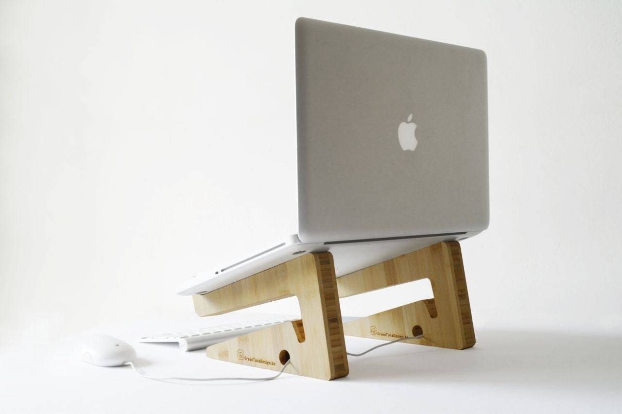 new bamboo puzzle laptopstand
