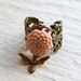Bee Charm Ring - Pink