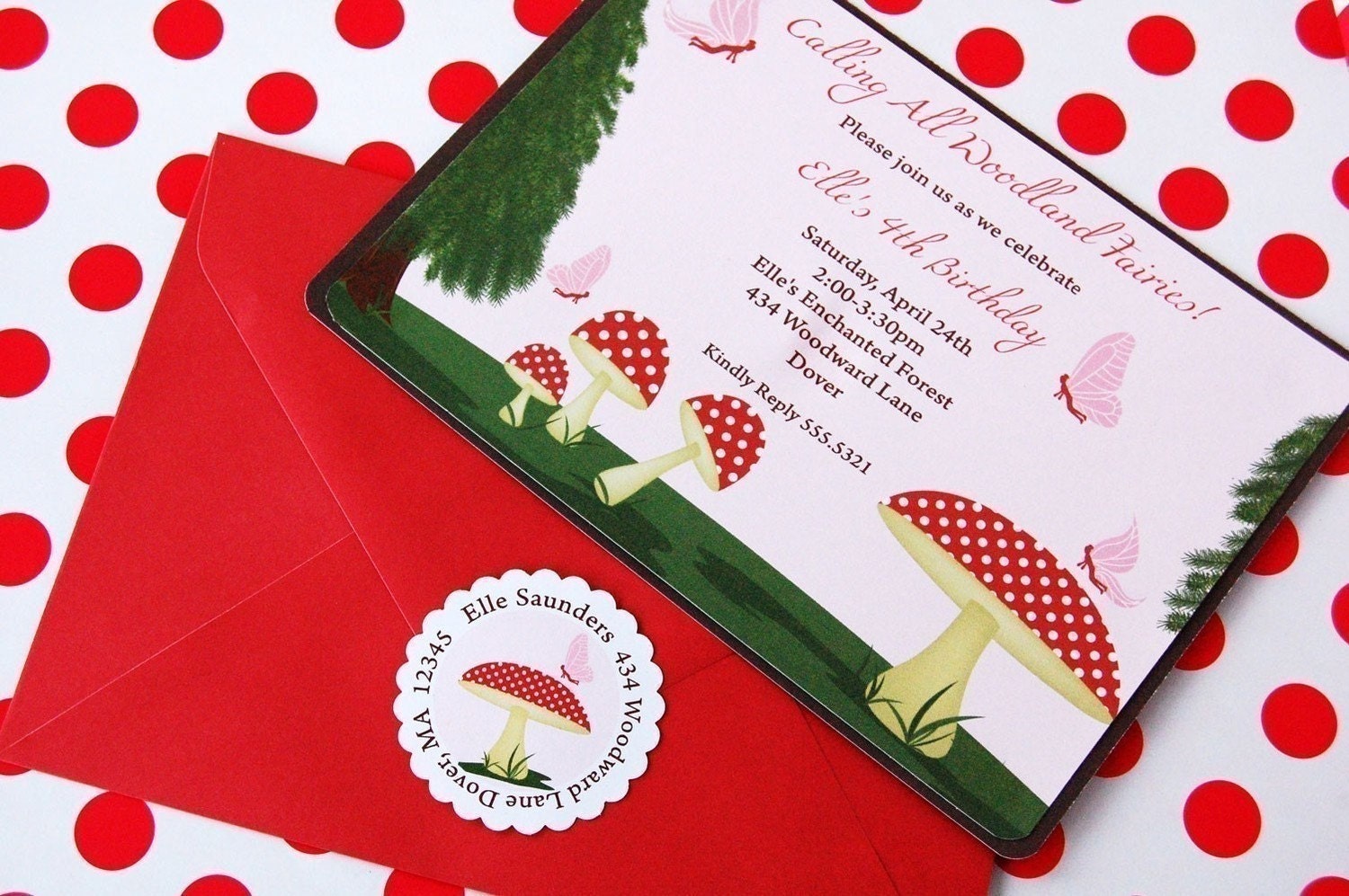 Woodland Fairy Printable Invitation Il_570xn