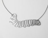 Stainless Caterpillar Necklace