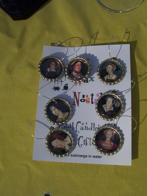 Henry VIII Wine charms